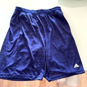 Adidas climalite shorts blue medium